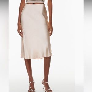 Aritzia Babaton Satin Slip Skirt - Like New